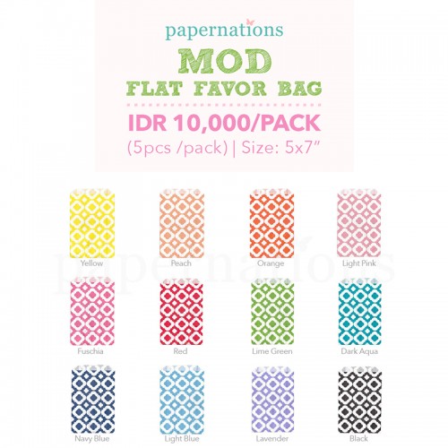 Flat Favor Bag - Mod